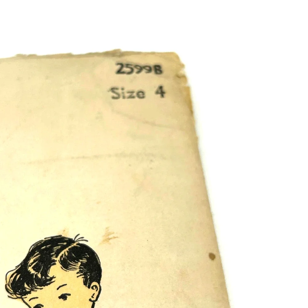 Du Barry Vintage‎ 1941 Pattern #2599B Boys Sailor Suit Size 4 HTF RARE